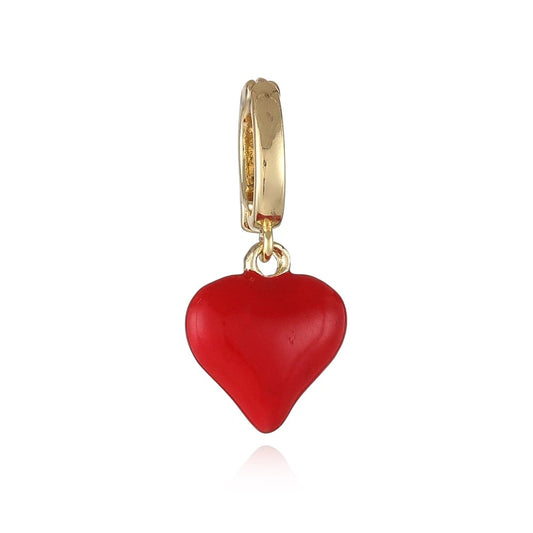 Clip On Charms - Red Heart