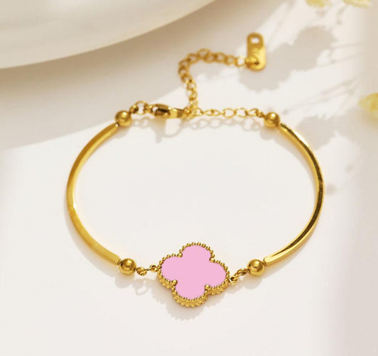 Eclat Clover Bracelet - Pink