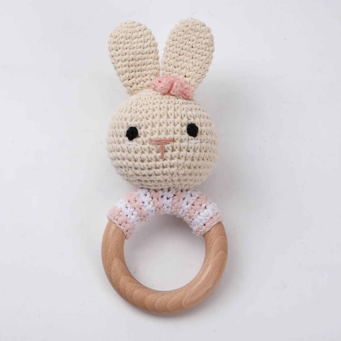 Wooden Rattle - Bunny