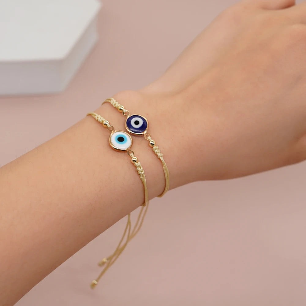 Blue Evil Eye Bracelet