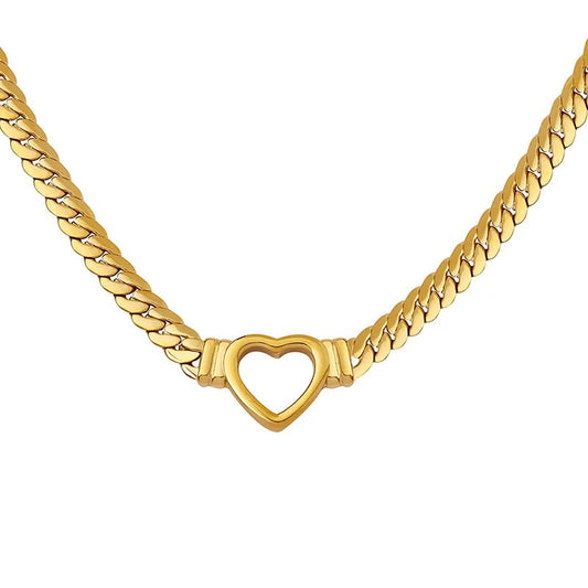 Hip Hop Cuban Heart Chain