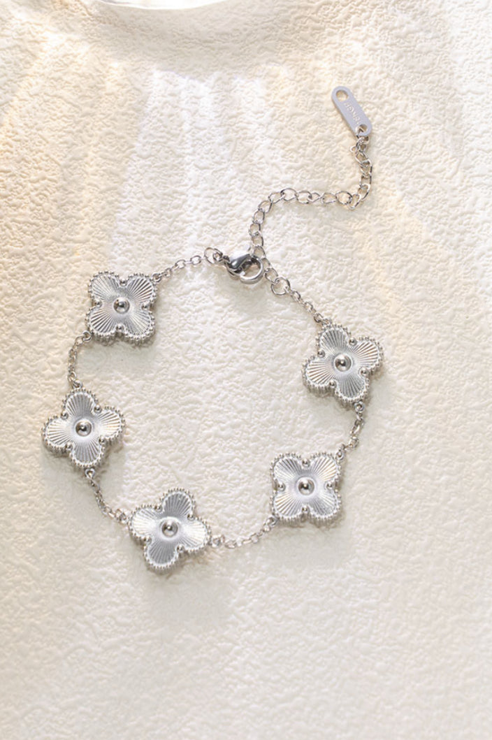 Clover bracelet - Silver