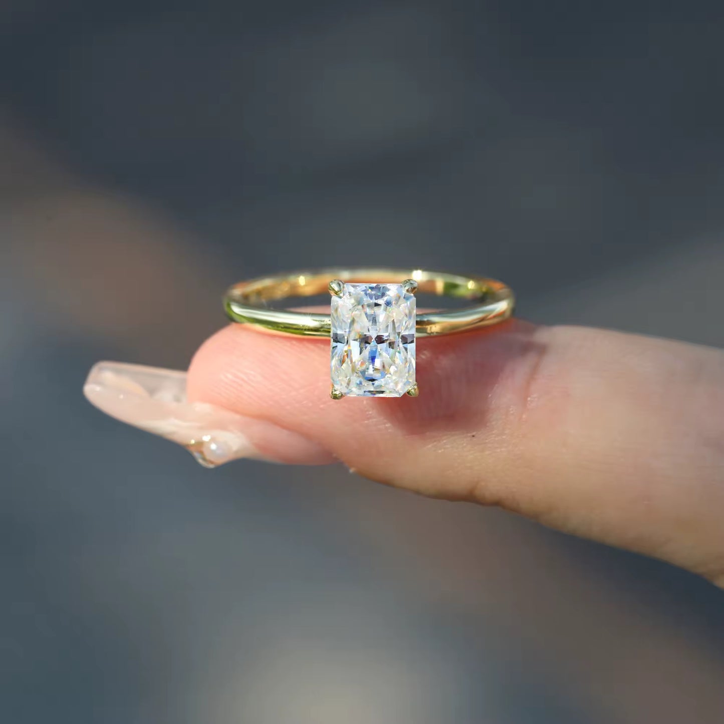 Soleil Solitaire Ring
