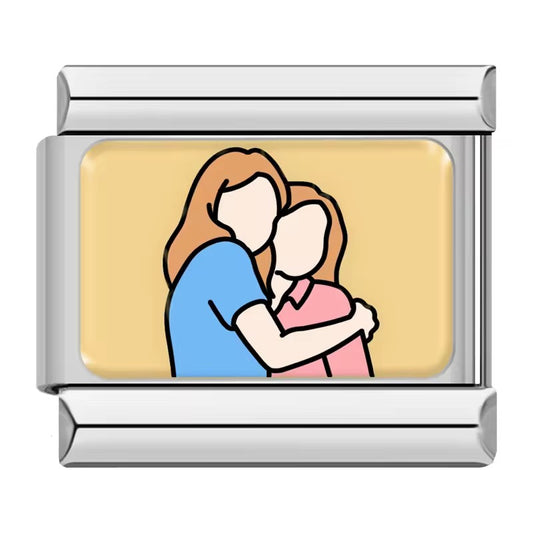 Italian Bracelet Charms - Hugs