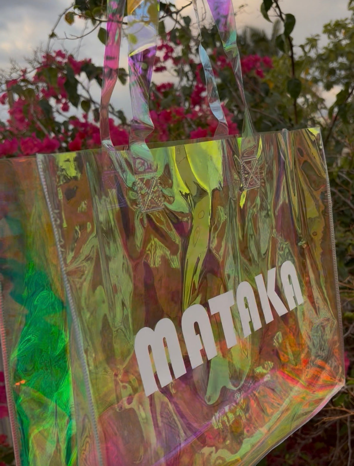 Mataka Holographic Tote Bag