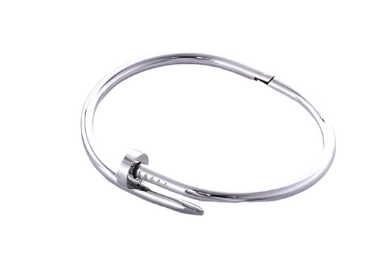 Nail Bracelet - Silver