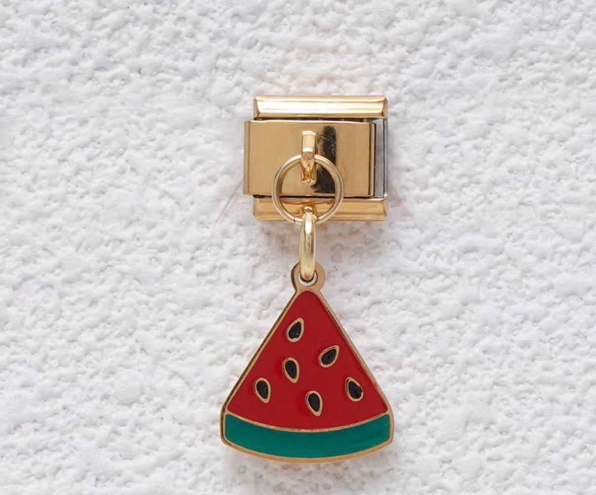 Italian Bracelet Charm- Watermelon