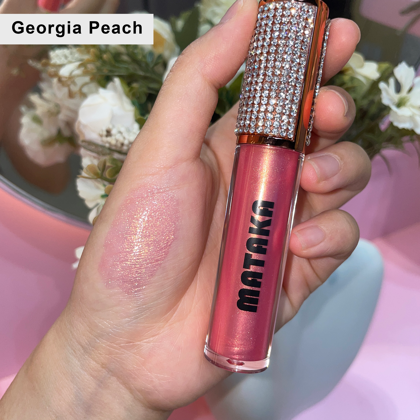 Glitter Gloss - Georgia Peach