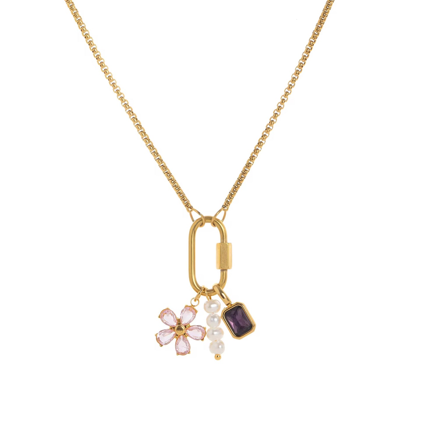 Basic Charm Link Necklace