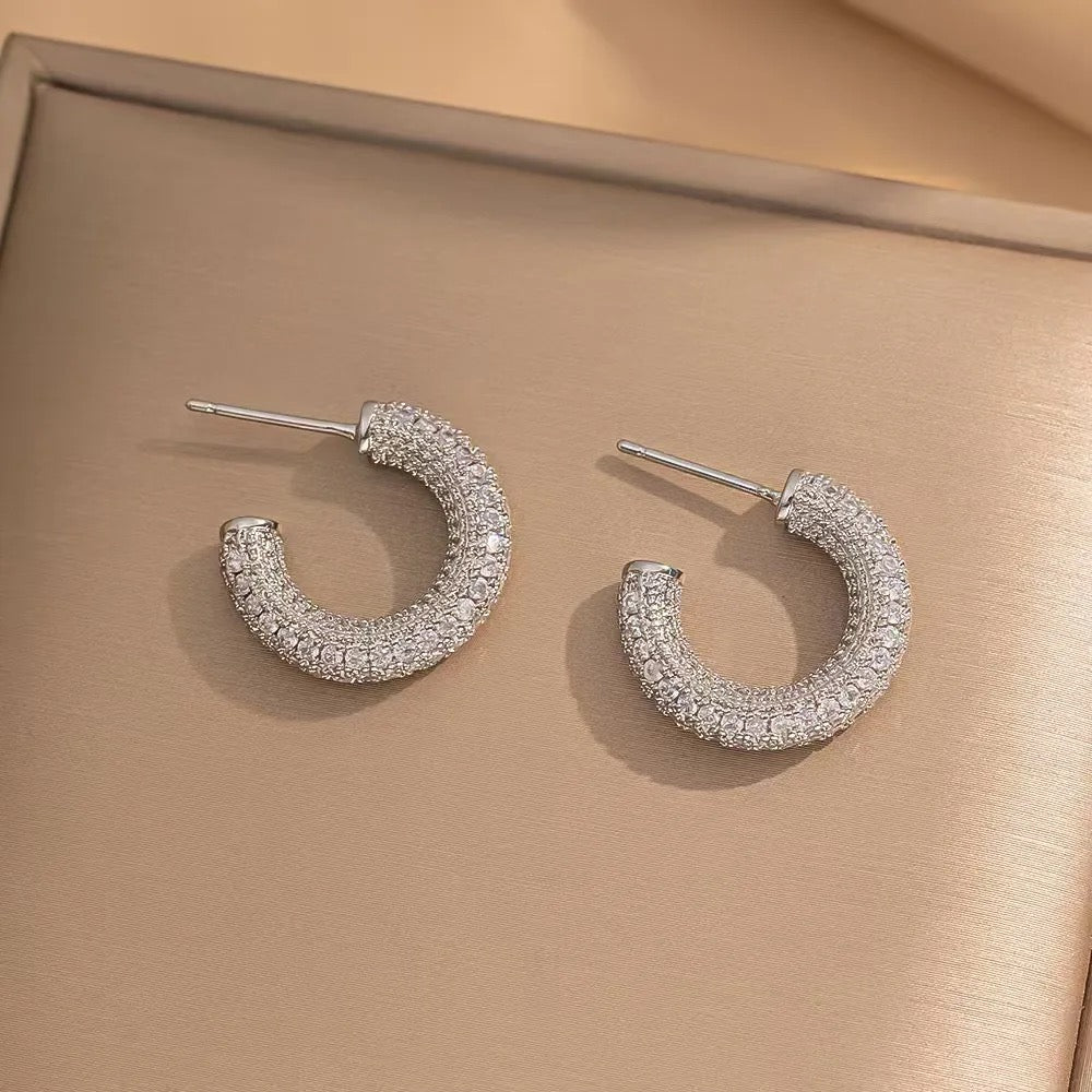 Bling C Earrings