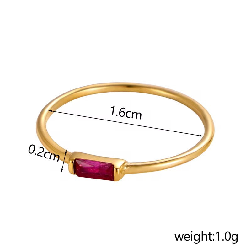 Eterna Birthstone Rings