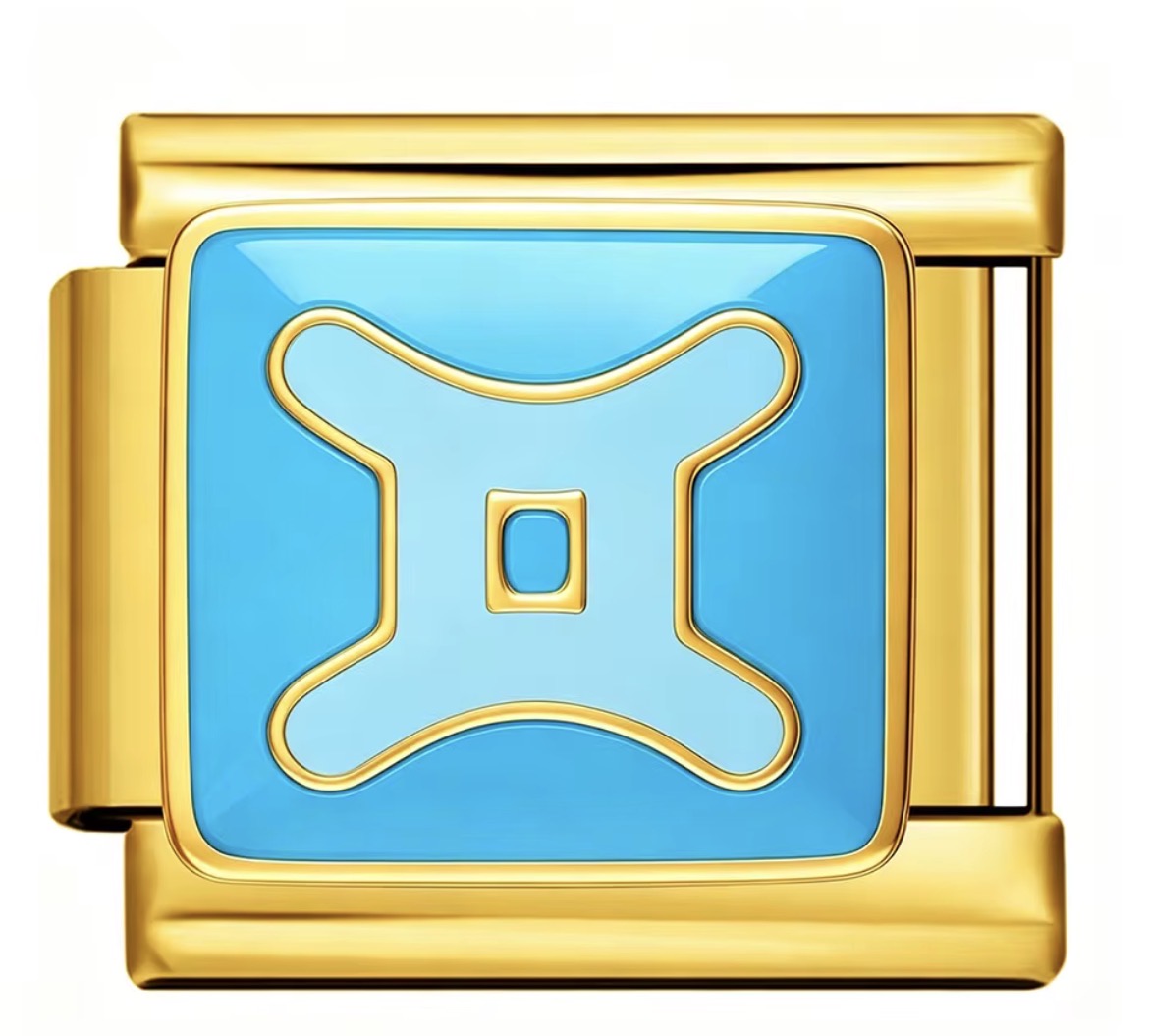 Italian Bracelet Charm - GEMINI