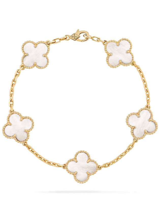 Clover Bracelet - White